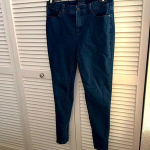 Talbots Dark Denim Size 8 Straight Skinny Leg EUC
